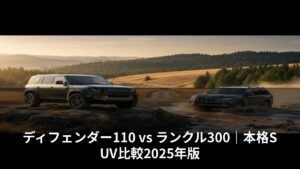 ディフェンダー110 vs ランクル300｜本格SUV比較2025年版